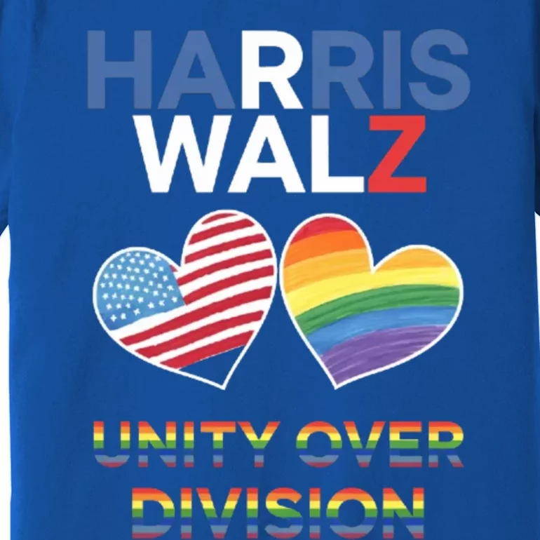 Unity Over Division: Elect Harriswalz Gift Premium T-Shirt