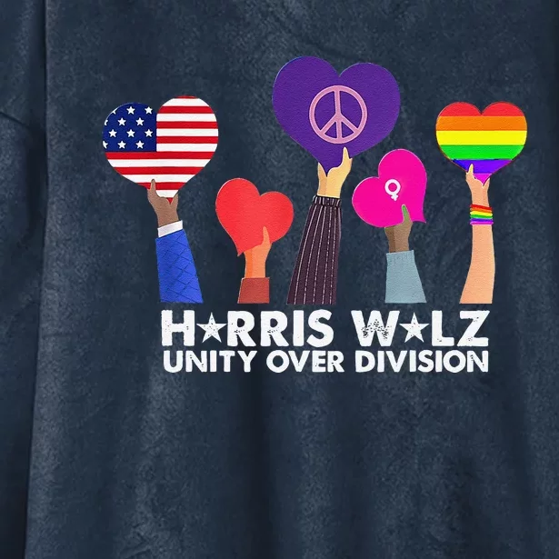 Unity Over Division Hooded Wearable Blanket