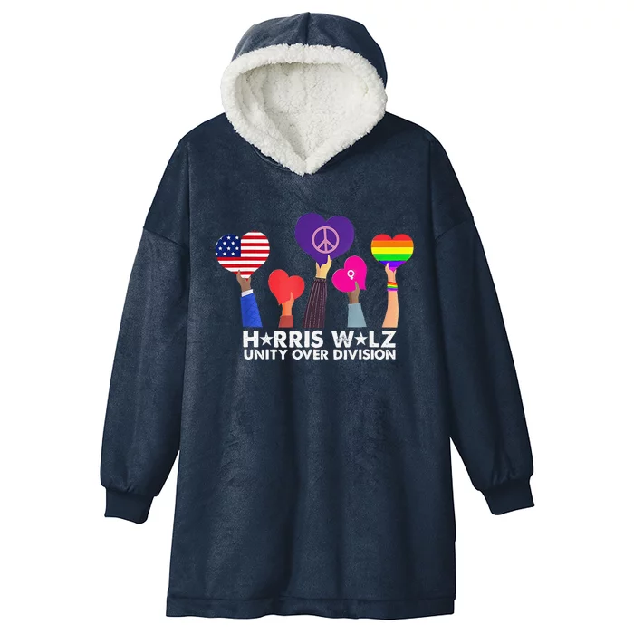 Unity Over Division Hooded Wearable Blanket