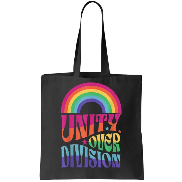 Unity Over Division Harris Walz 2024 Tote Bag