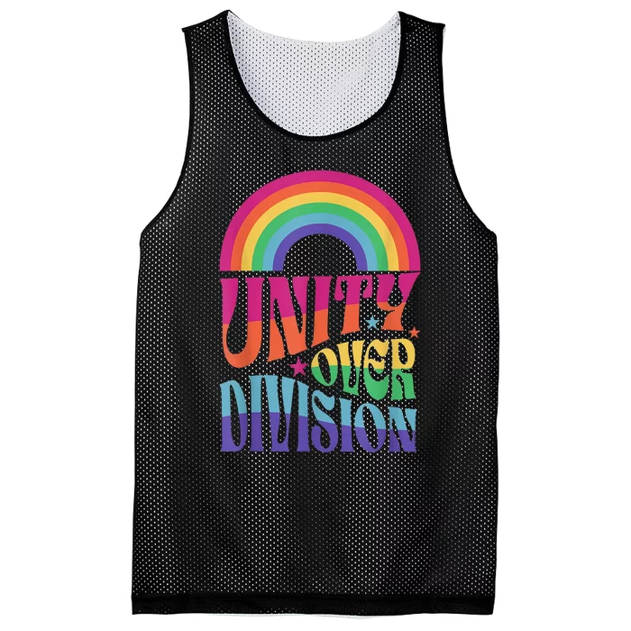 Unity Over Division Harris Walz 2024 Mesh Reversible Basketball Jersey Tank