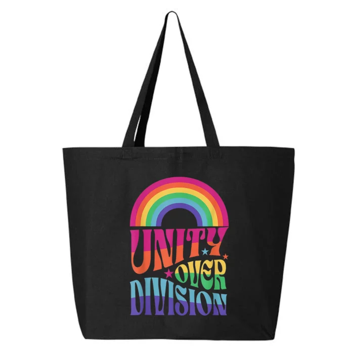 Unity Over Division Harris Walz 2024 25L Jumbo Tote