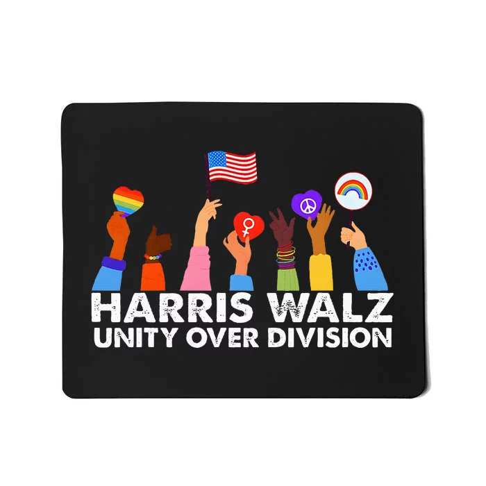 Unity Over Division Harris Walz 2024 Mousepad