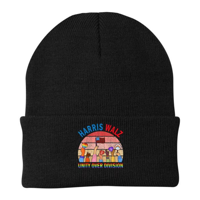 Unity Over Division Harris Waltz 2024 Harris Waltz 2024 Unity Over Division Knit Cap Winter Beanie