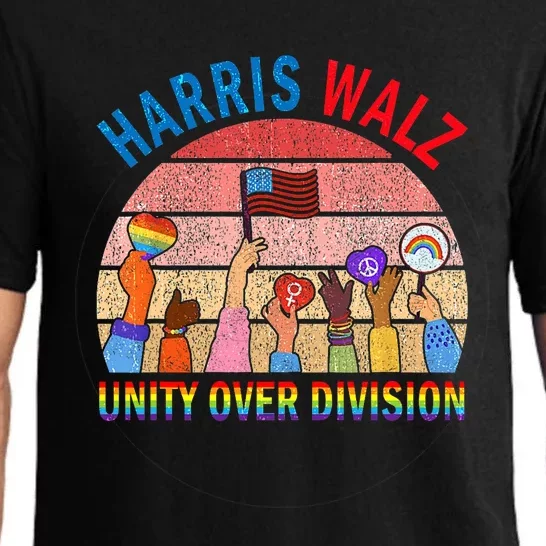 Unity Over Division Harris Waltz 2024 Harris Waltz 2024 Unity Over Division Pajama Set