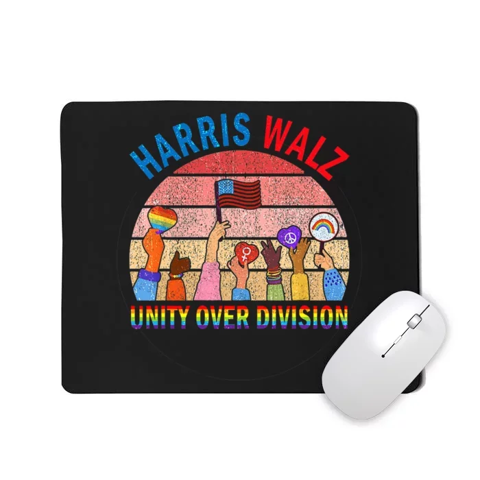 Unity Over Division Harris Waltz 2024 Harris Waltz 2024 Unity Over Division Mousepad