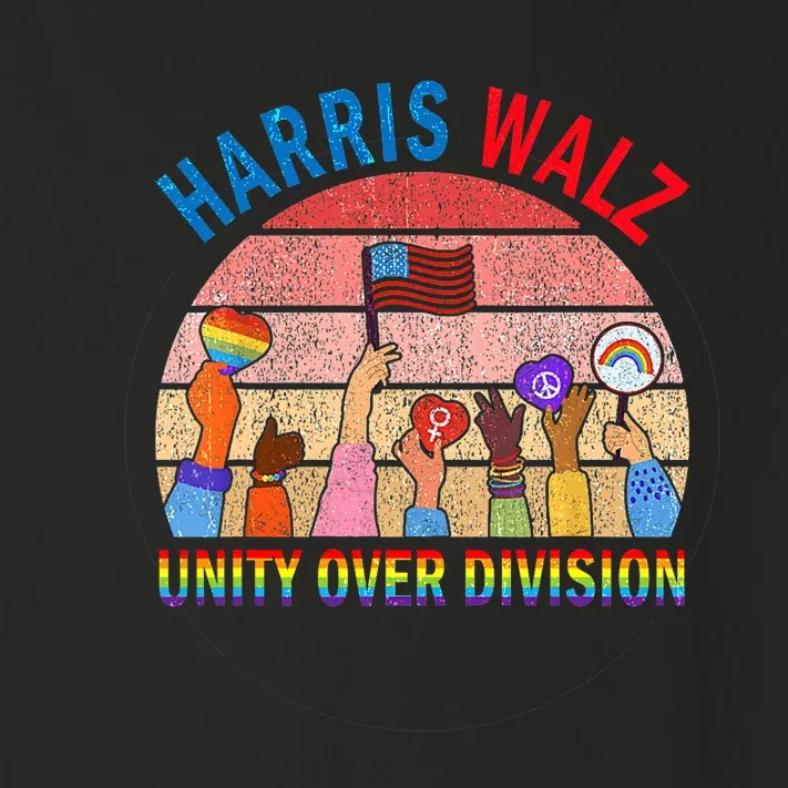 Unity Over Division Harris Waltz 2024 Harris Waltz 2024 Unity Over Division Toddler Long Sleeve Shirt