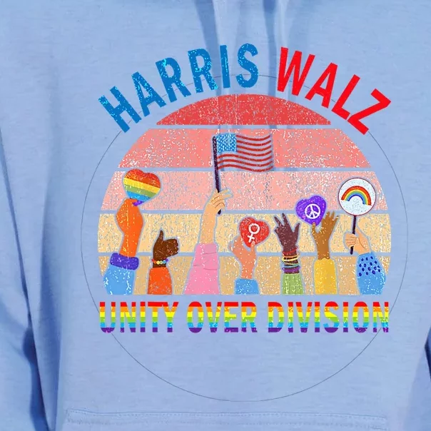 Unity Over Division Harris Waltz 2024 Harris Waltz 2024 Unity Over Division Unisex Surf Hoodie