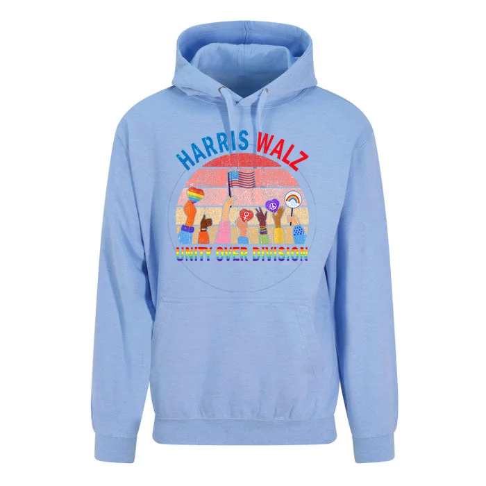 Unity Over Division Harris Waltz 2024 Harris Waltz 2024 Unity Over Division Unisex Surf Hoodie