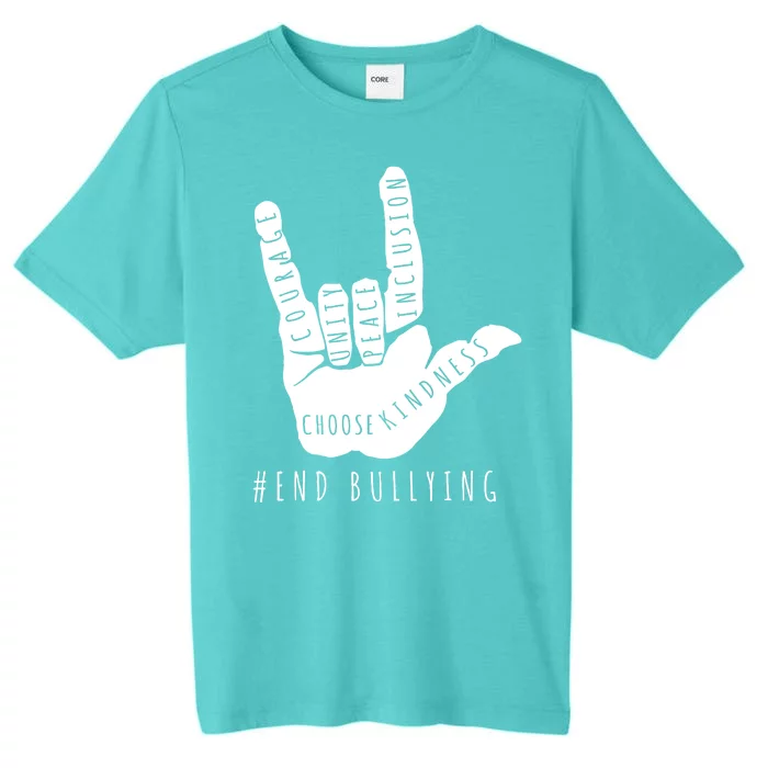 Unity Orange Day End Bullying Love Sign Language ChromaSoft Performance T-Shirt