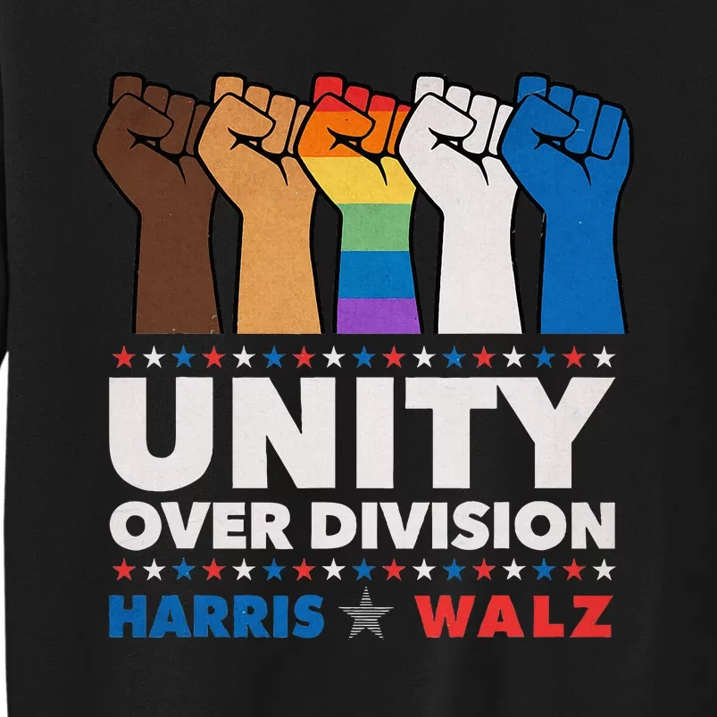 Unity Over Division Harris Walz 2024 Sweatshirt