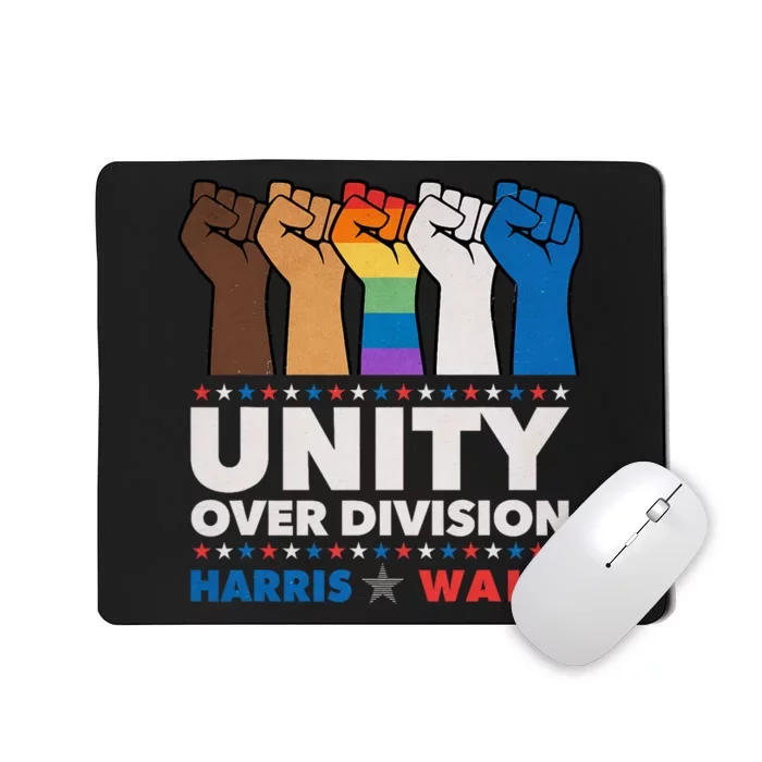 Unity Over Division Harris Walz 2024 Mousepad