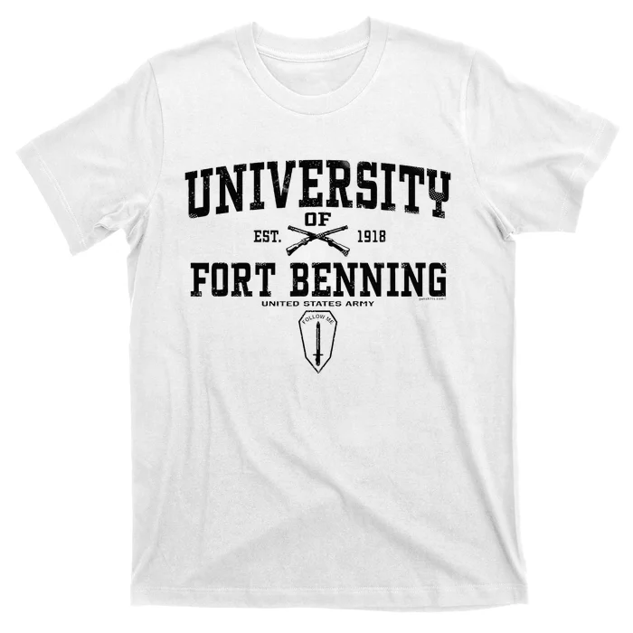 U.N.I.V.E.R.S.I.T.Y Of Fort Benning Army Infantry Home T-Shirt