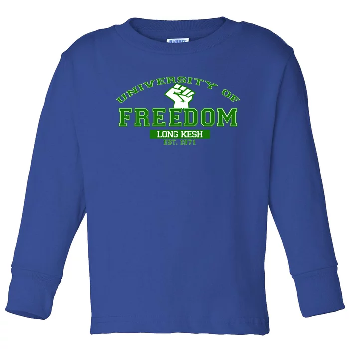 University Of Freedom Irish Republican Design Meaningful Gift Toddler Long Sleeve Shirt