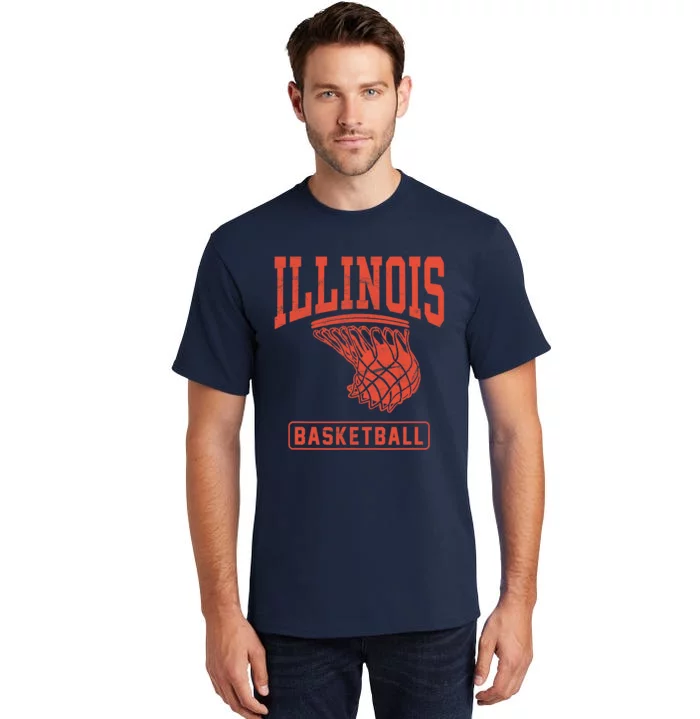 University of Illinois Fighting Illini Basketball Tall T-Shirt