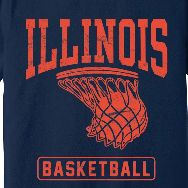 University of Illinois Fighting Illini Basketball Premium T-Shirt