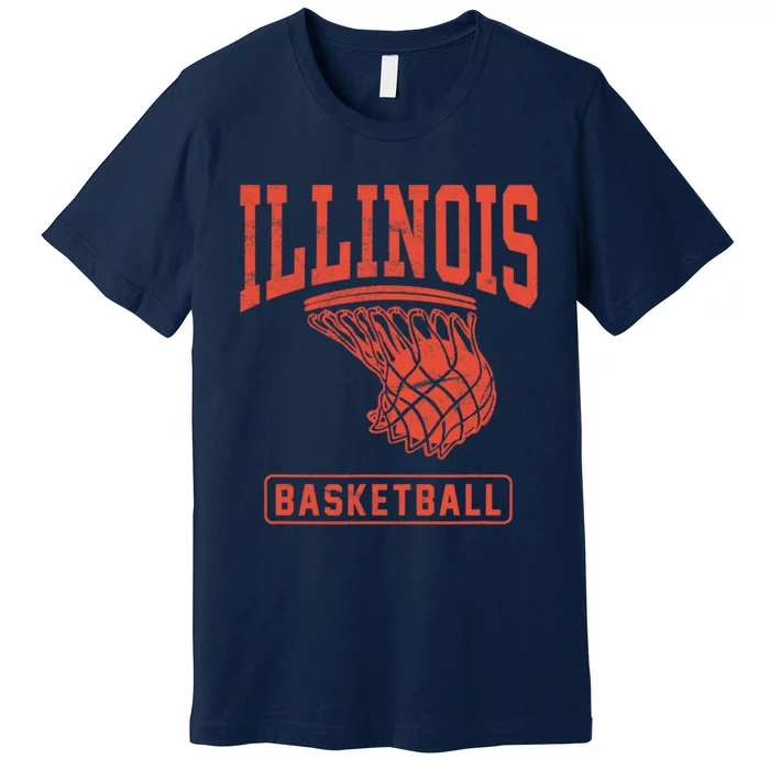 University of Illinois Fighting Illini Basketball Premium T-Shirt