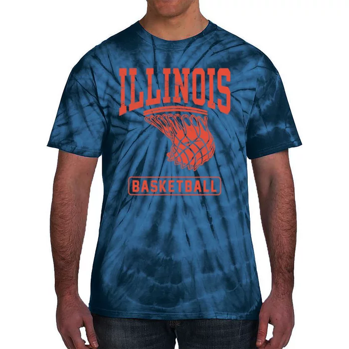 University of Illinois Fighting Illini Basketball Tie-Dye T-Shirt