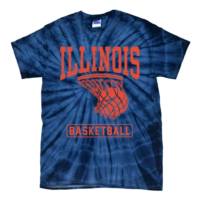 University of Illinois Fighting Illini Basketball Tie-Dye T-Shirt