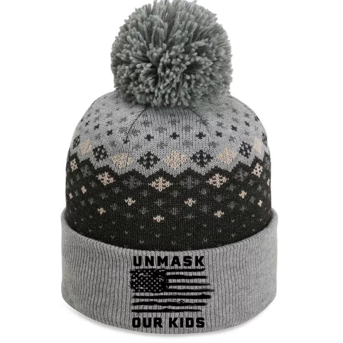 Unmask Our Kids The Baniff Cuffed Pom Beanie