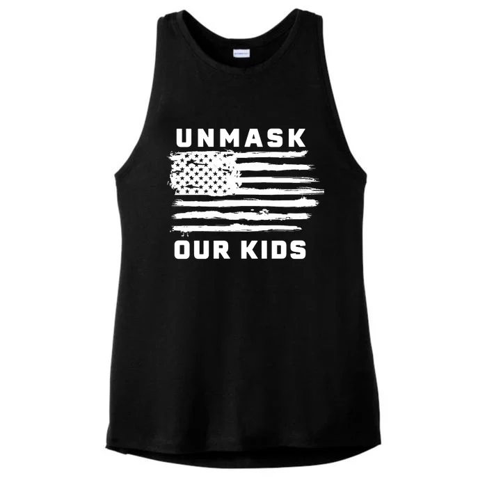 Unmask Our Kids Ladies Tri-Blend Wicking Tank