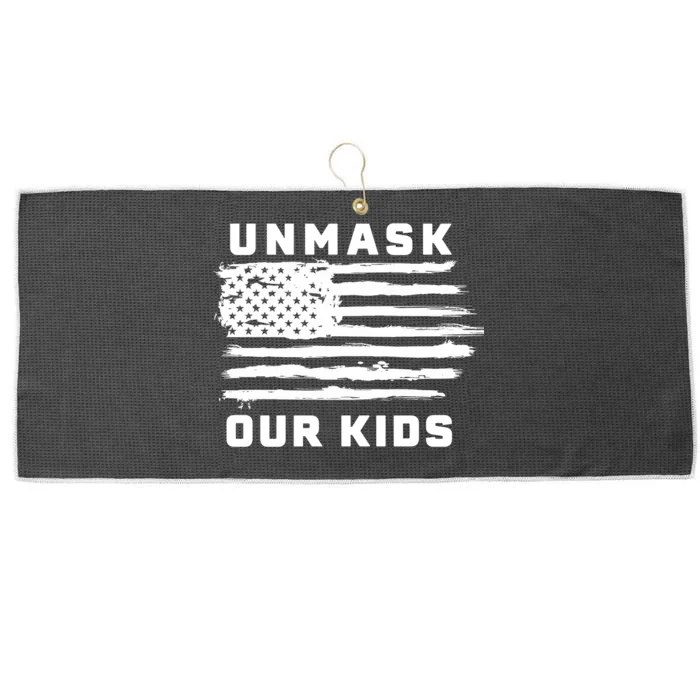 Unmask Our Kids Large Microfiber Waffle Golf Towel