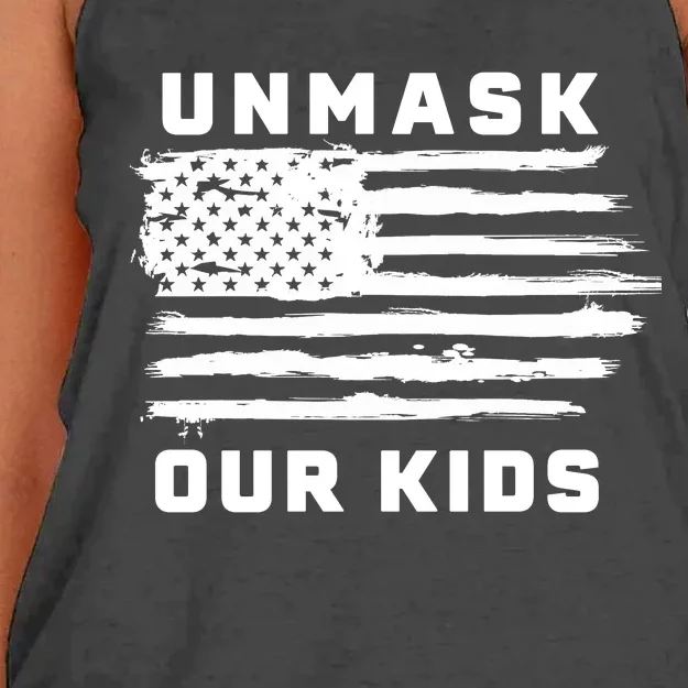 Unmask Our Kids Women's Knotted Racerback Tank