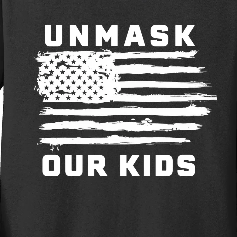 Unmask Our Kids Kids Long Sleeve Shirt