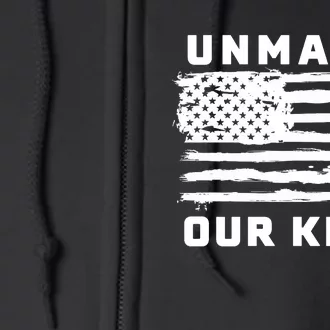 Unmask Our Kids Full Zip Hoodie