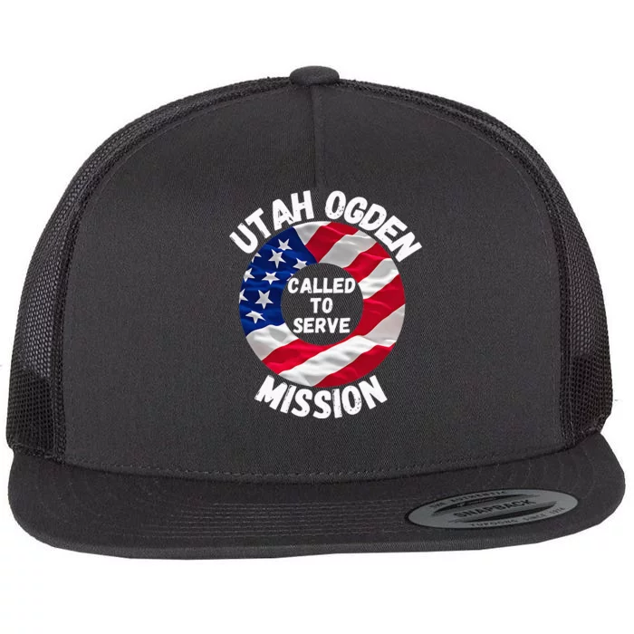 Utah Ogden Mission LDS Proud Mormon Missionary Flat Bill Trucker Hat