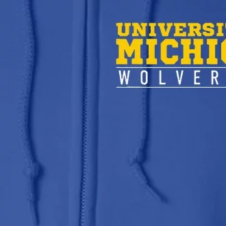 U.N.I.V.E.R.S.I.T.Y Of M.I.C.H.I.G.A.N Between The Lines Full Zip Hoodie