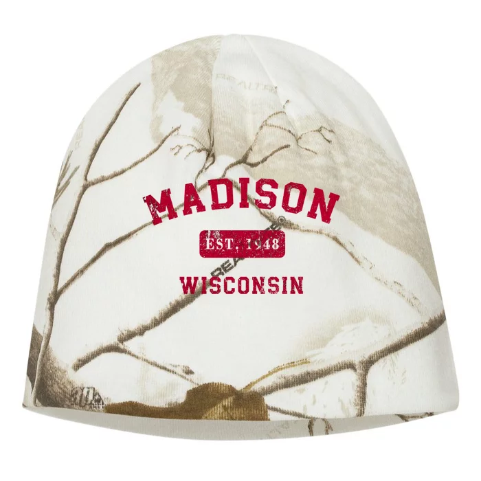 University Of Madison Wisconsin Est 1948 Kati - Camo Knit Beanie