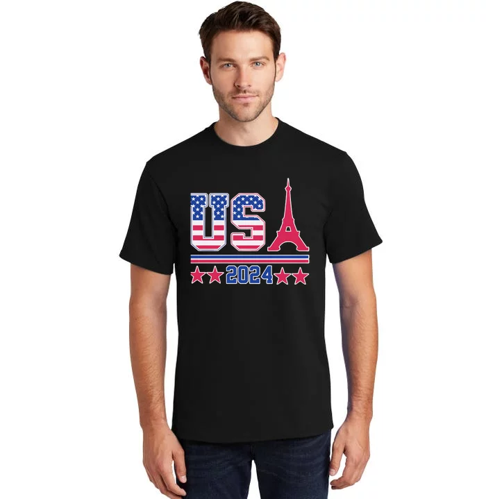 Usa O.L.Y.M.P.I.C Paris 2024 Tall T-Shirt