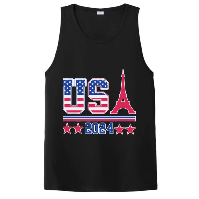 Usa O.L.Y.M.P.I.C Paris 2024 Performance Tank