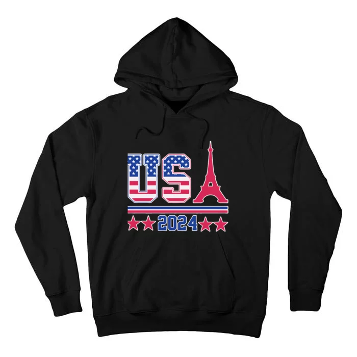 Usa O.L.Y.M.P.I.C Paris 2024 Tall Hoodie