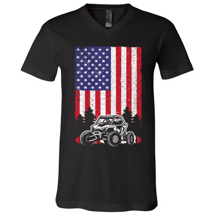 Utv Off Road Sidebyside V-Neck T-Shirt