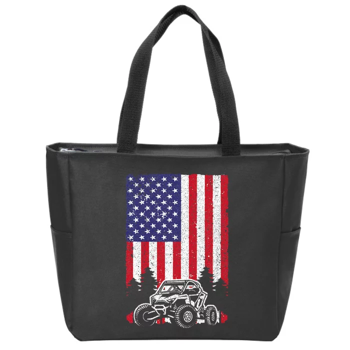 Utv Off Road Sidebyside Zip Tote Bag