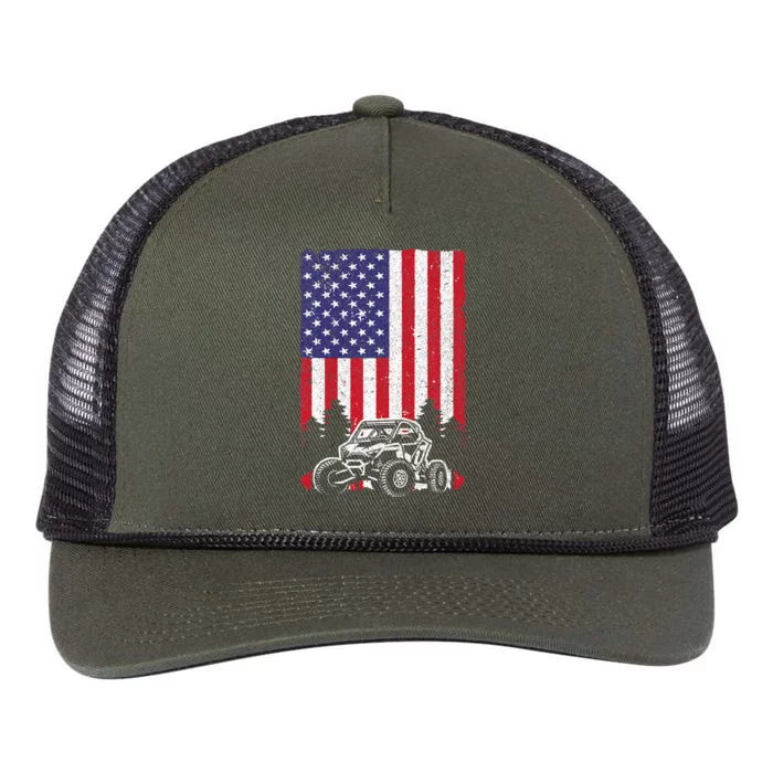 Utv Off Road Sidebyside Retro Rope Trucker Hat Cap