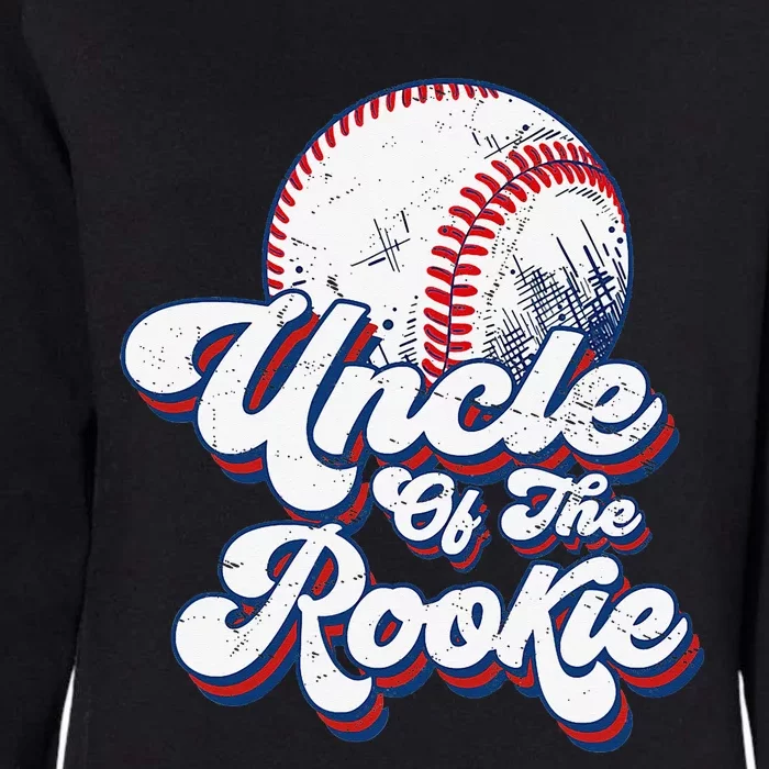 Uncle of Rookie 1st Birthday Baseball Theme Matching Party Womens California Wash Sweatshirt