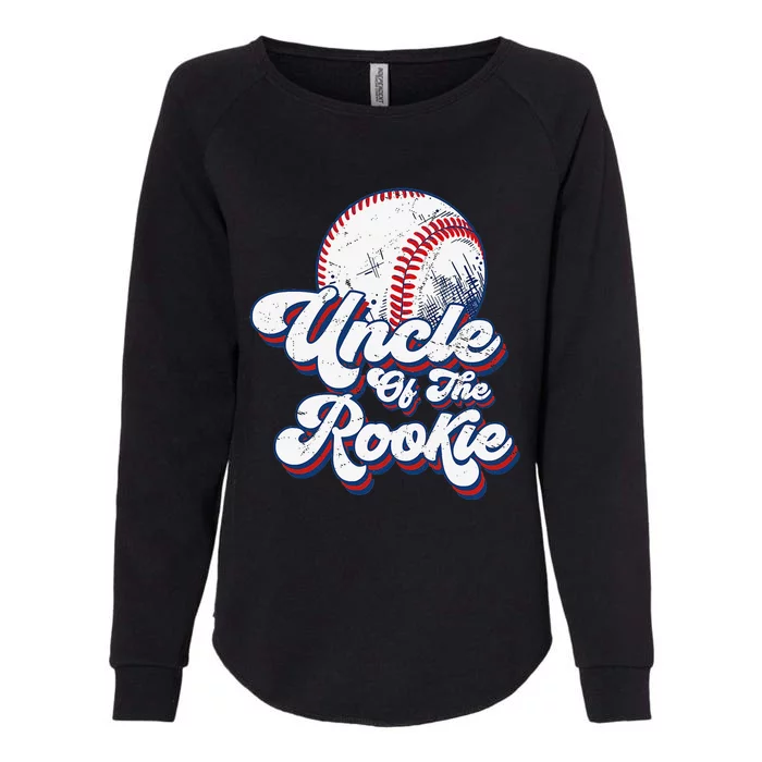 Uncle of Rookie 1st Birthday Baseball Theme Matching Party Womens California Wash Sweatshirt