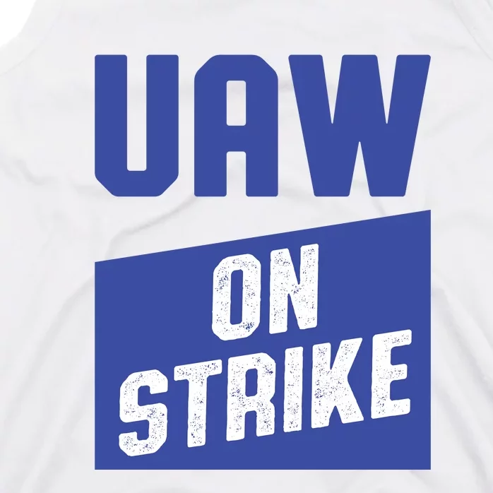 UAW On Strike (Blue) Tank Top