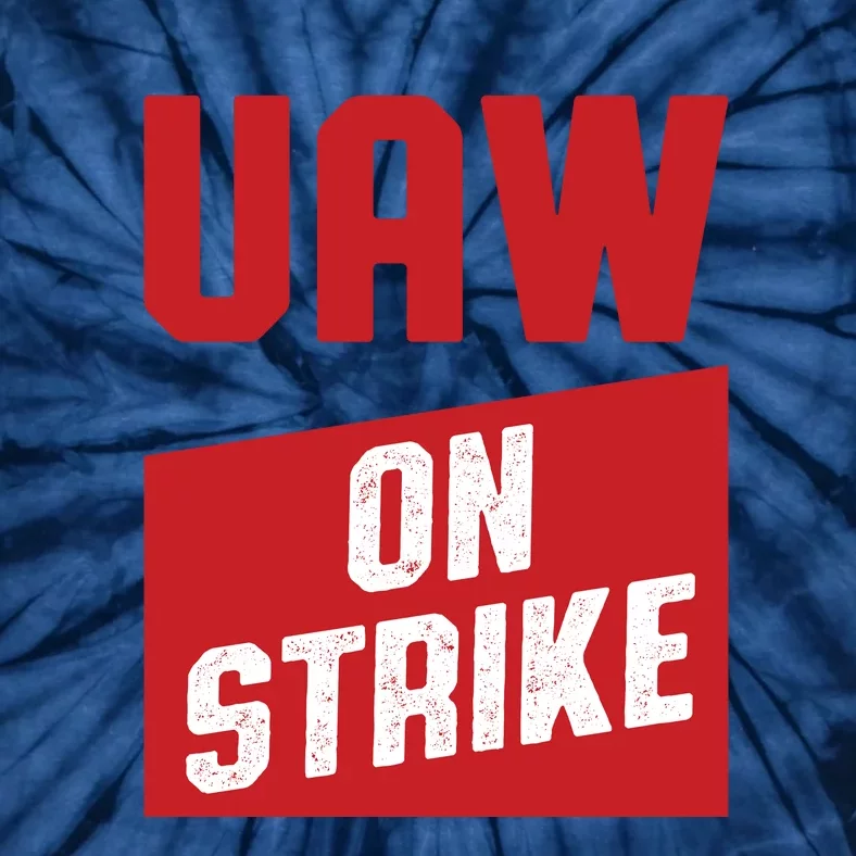 UAW On Strike (RED) Tie-Dye T-Shirt