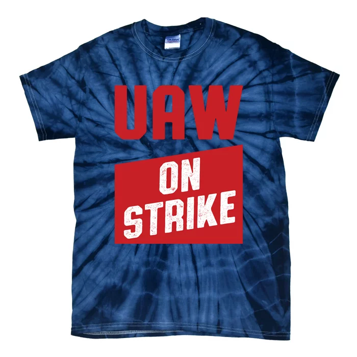 UAW On Strike (RED) Tie-Dye T-Shirt