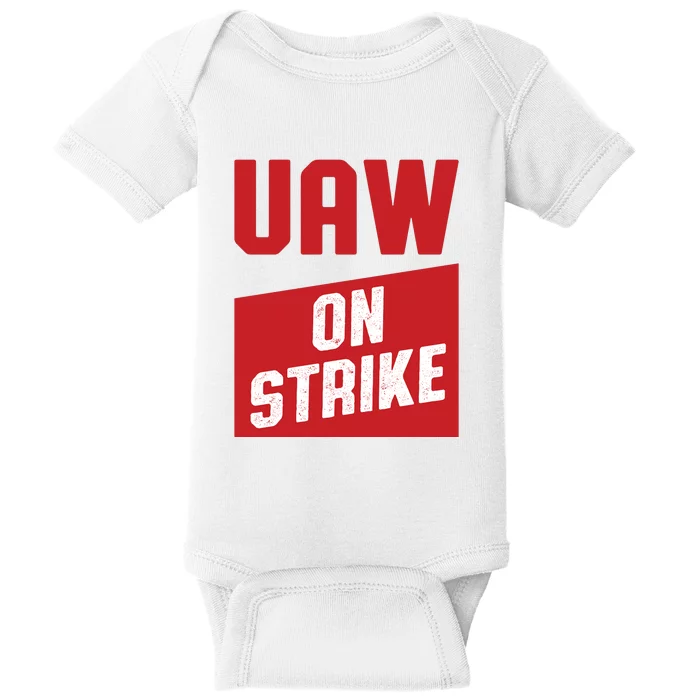 UAW On Strike (RED) Baby Bodysuit