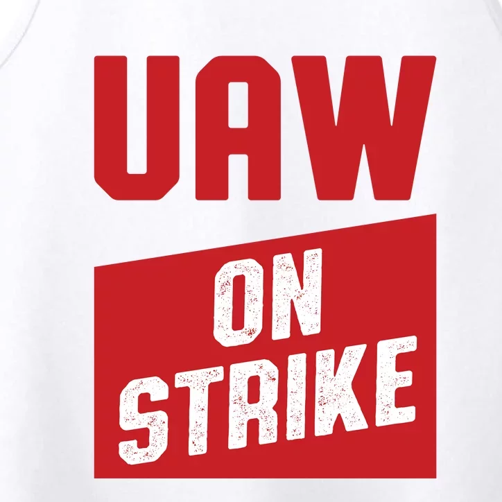 UAW On Strike (RED) Performance Tank