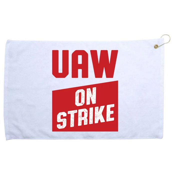 UAW On Strike (RED) Grommeted Golf Towel