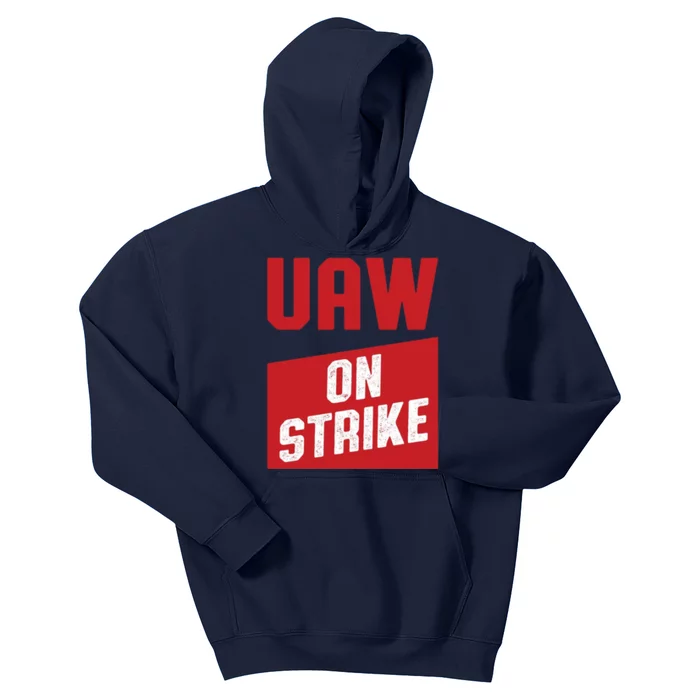 Uaw On Strike Kids Hoodie