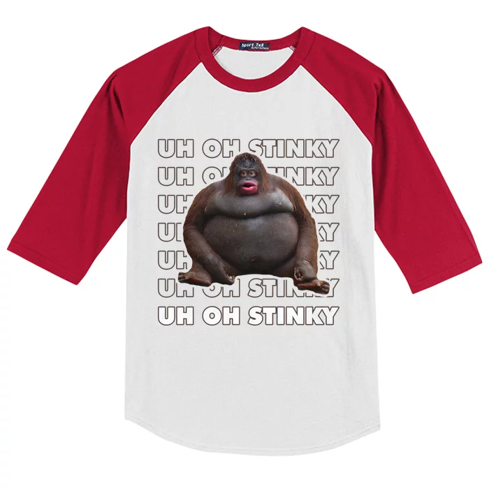 Uh Oh Stinky Poop Meme Funny Monkey Gift Tie-Dye T-Shirt