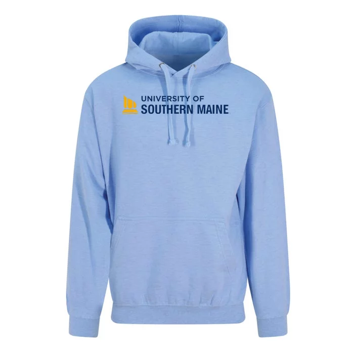 University of Southern Maine USM Horizontal Logo Unisex Surf Hoodie