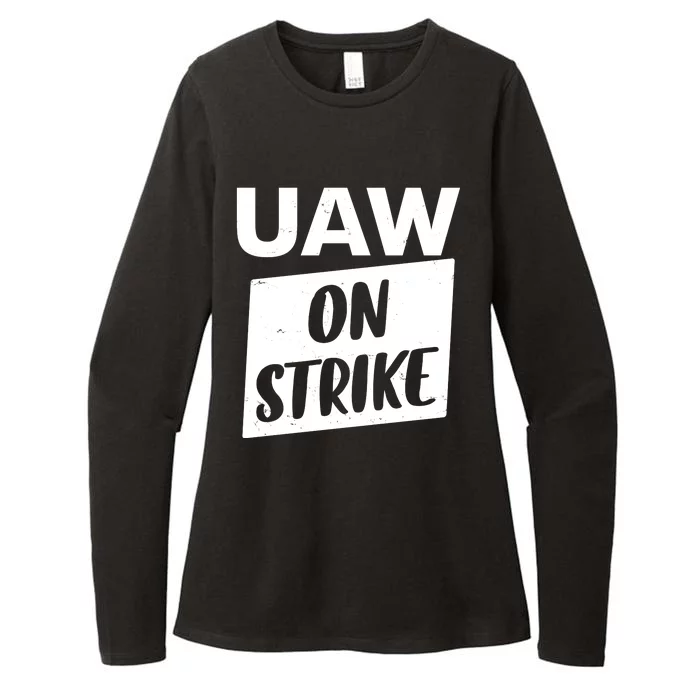 UAW On Strike United Auto Workers Strike Womens CVC Long Sleeve Shirt